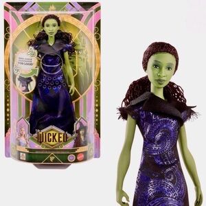 Wicked Elphaba Doll dress in Purple and Black